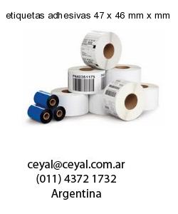 etiquetas adhesivas 47 x 46 mm x mm