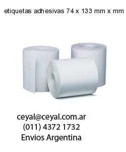 etiquetas adhesivas 74 x 133 mm x mm