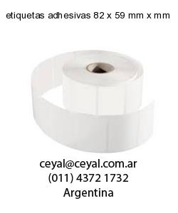 etiquetas adhesivas 82 x 59 mm x mm