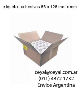 etiquetas adhesivas 86 x 128 mm x mm