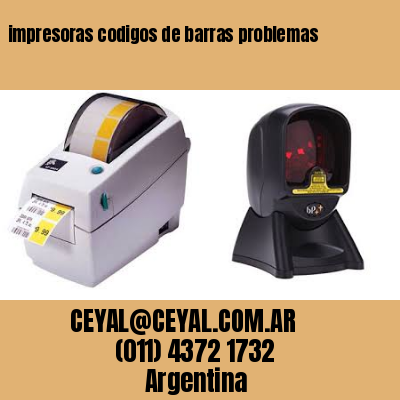 impresoras codigos de barras problemas