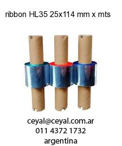 ribbon HL35 25x114 mm x mts