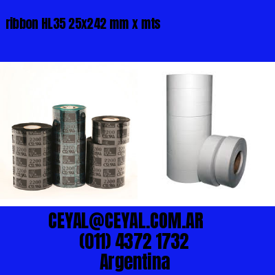ribbon HL35 25×242 mm x mts