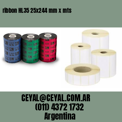 ribbon HL35 25×244 mm x mts