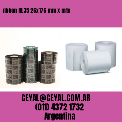 ribbon HL35 26×176 mm x mts
