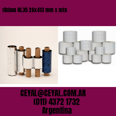 ribbon HL35 26×413 mm x mts