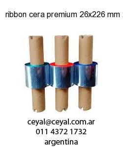 ribbon cera premium 26x226 mm x mts
