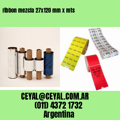 ribbon mezcla 27×120 mm x mts