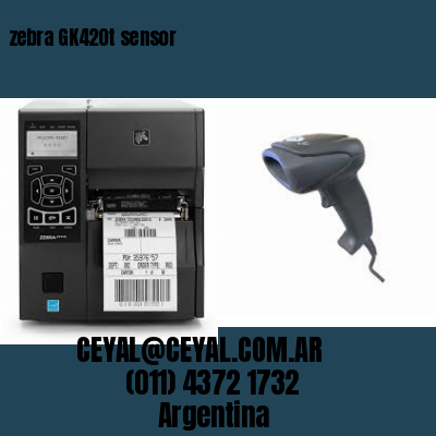 zebra GK420t sensor