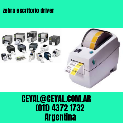 zebra escritorio driver