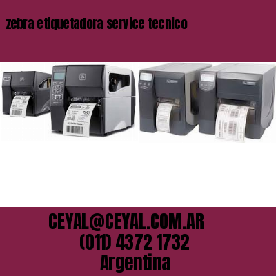 zebra etiquetadora service tecnico