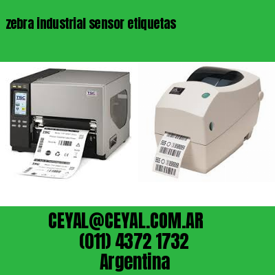 zebra industrial sensor etiquetas