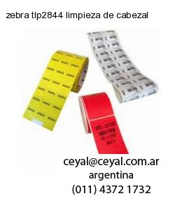 zebra tlp2844 limpieza de cabezal