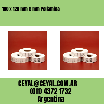 100 x 128 mm x mm Poliamida