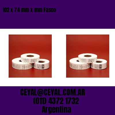 102 x 74 mm x mm Fasco