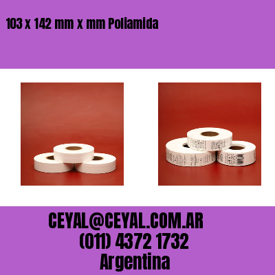 103 x 142 mm x mm Poliamida