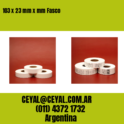 103 x 23 mm x mm Fasco