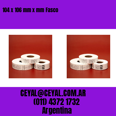 104 x 106 mm x mm Fasco