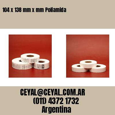 104 x 138 mm x mm Poliamida