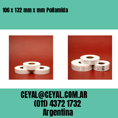 106 x 132 mm x mm Poliamida