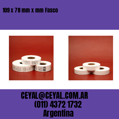 109 x 78 mm x mm Fasco