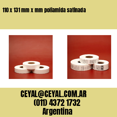 110 x 131 mm x mm poliamida satinada