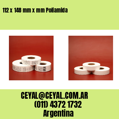 112 x 148 mm x mm Poliamida