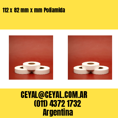 112 x 82 mm x mm Poliamida