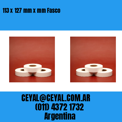 113 x 127 mm x mm Fasco