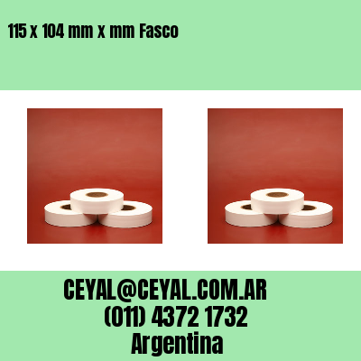 115 x 104 mm x mm Fasco