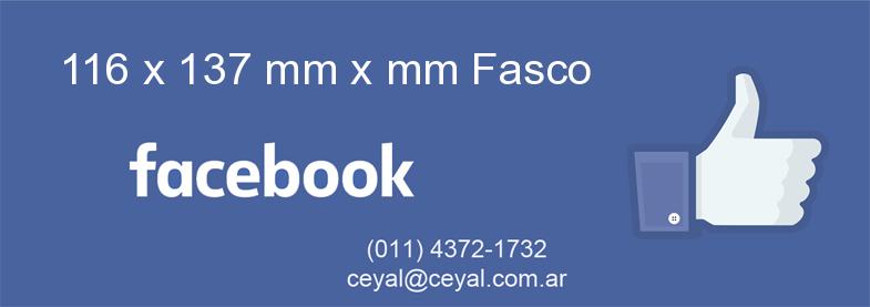 116 x 137 mm x mm Fasco