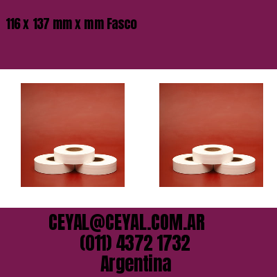 116 x 137 mm x mm Fasco
