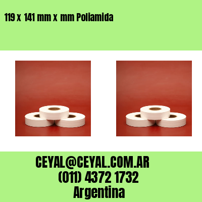 119 x 141 mm x mm Poliamida
