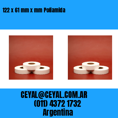 122 x 61 mm x mm Poliamida