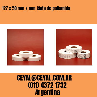 127 x 50 mm x mm Cinta de poliamida