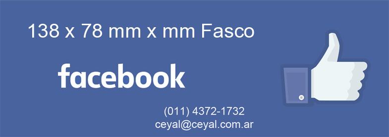 138 x 78 mm x mm Fasco