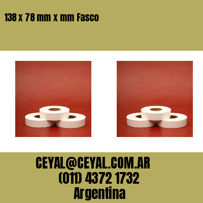 138 x 78 mm x mm Fasco