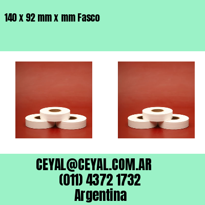 140 x 92 mm x mm Fasco