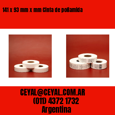141 x 93 mm x mm Cinta de poliamida