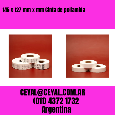 145 x 127 mm x mm Cinta de poliamida