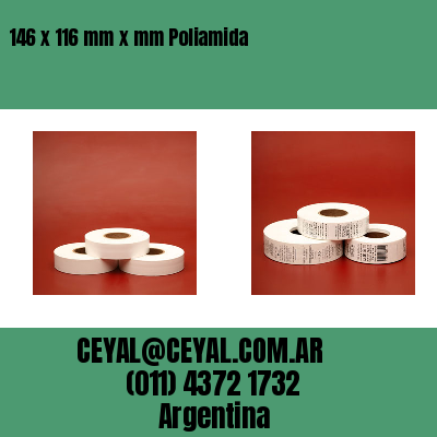 146 x 116 mm x mm Poliamida