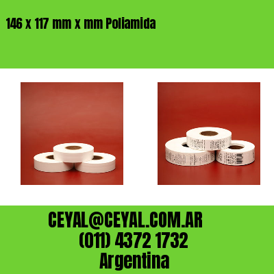 146 x 117 mm x mm Poliamida