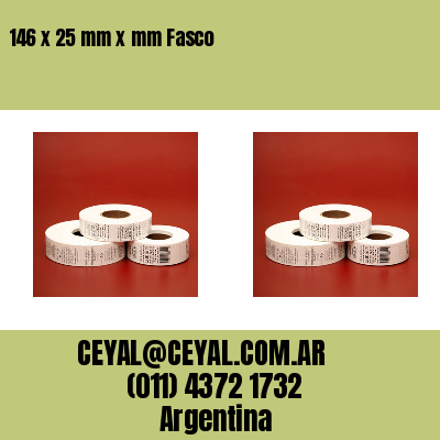 146 x 25 mm x mm Fasco