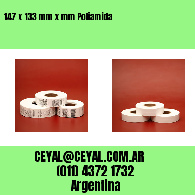 147 x 133 mm x mm Poliamida