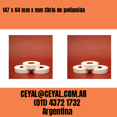 147 x 64 mm x mm Cinta de poliamida