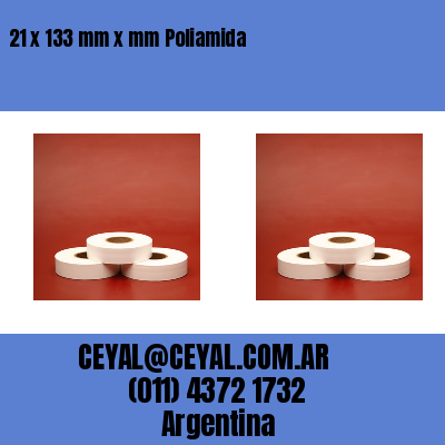 21 x 133 mm x mm Poliamida