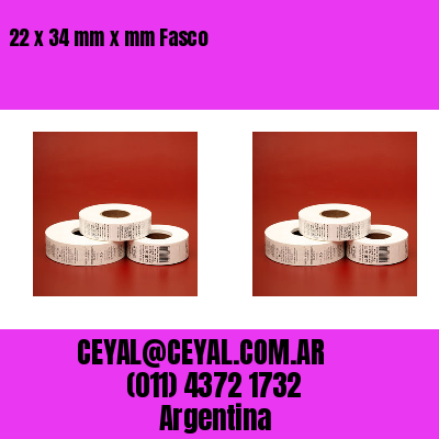 22 x 34 mm x mm Fasco