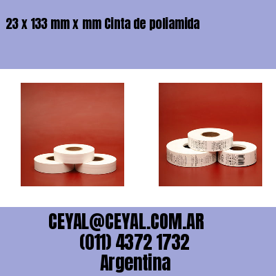 23 x 133 mm x mm Cinta de poliamida