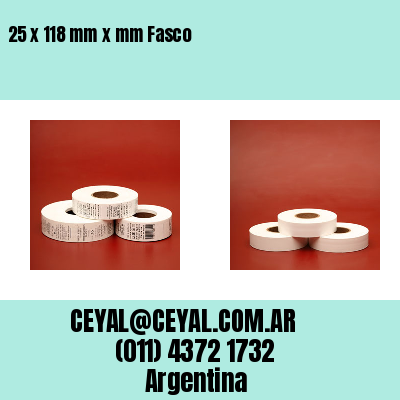 25 x 118 mm x mm Fasco