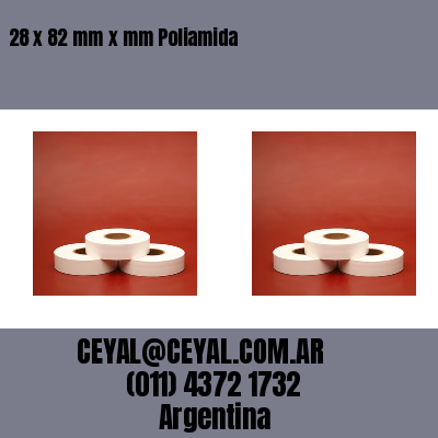 28 x 82 mm x mm Poliamida